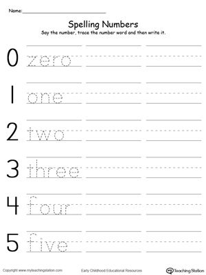 Word Form Writing Numbers In Words Worksheets Grade 5 Pdf