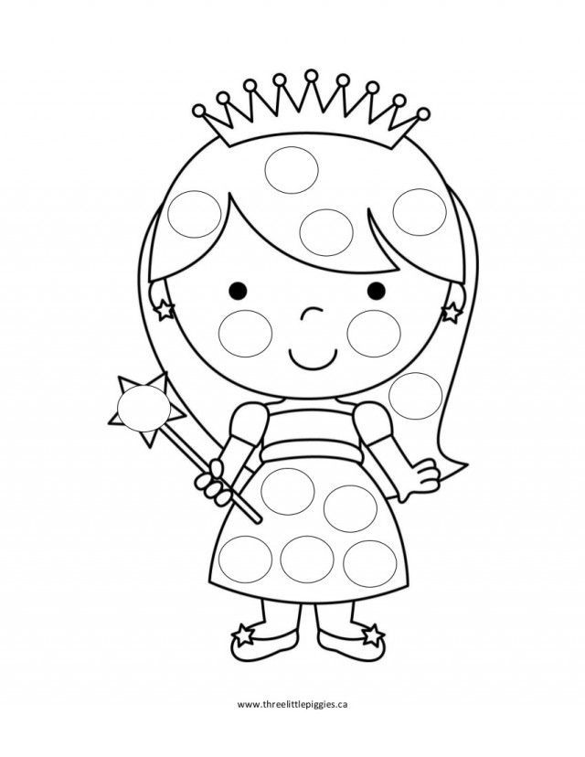 Dot Coloring Pages For Kids