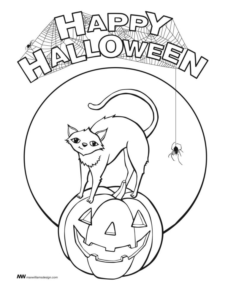 Free Coloring Printables Halloween