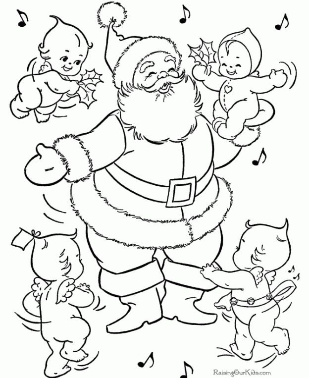 Santa Claus Coloring Pictures