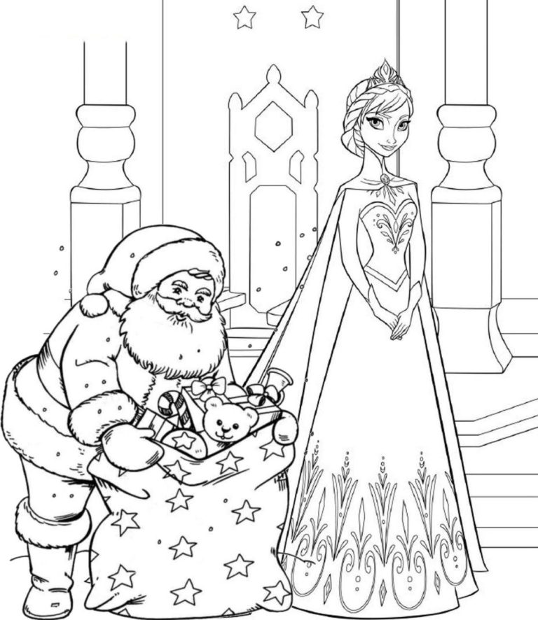 Frozen Halloween Coloring Pages Disney