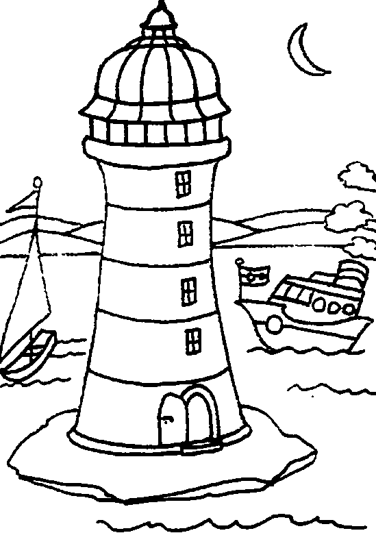 Lighthouse Coloring Pages Printable
