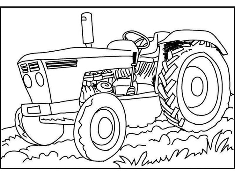 Tractor Coloring Pages For Toddlers