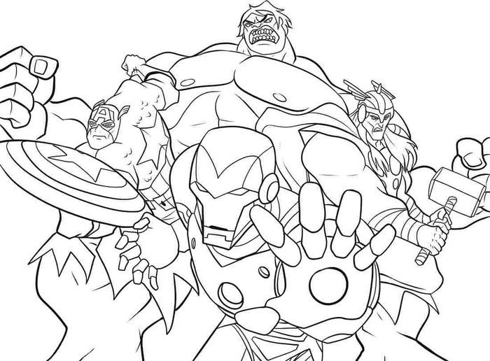 Marvel Coloring Pages Pdf