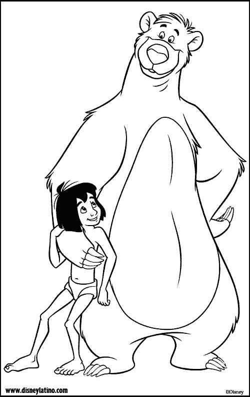 Jungle Book Coloring Pages For Kids
