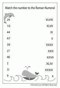 Roman Numerals Worksheet Pdf With Answers