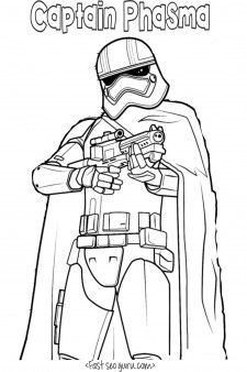 First Order Stormtrooper Coloring Page