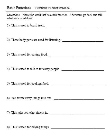 Cognitive Printable Activity Sheets For Adults