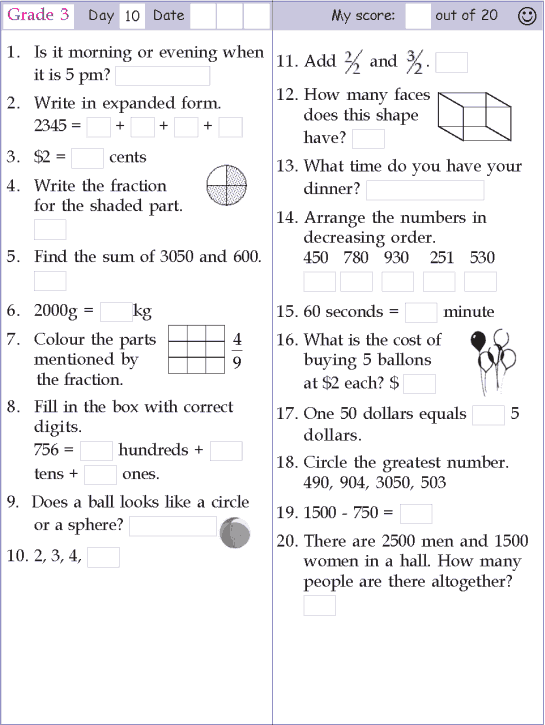 Multiplication And Division Worksheets Grade 4 Pdf