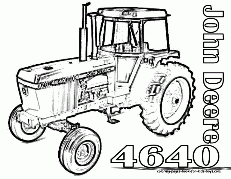 Old John Deere Coloring Pages