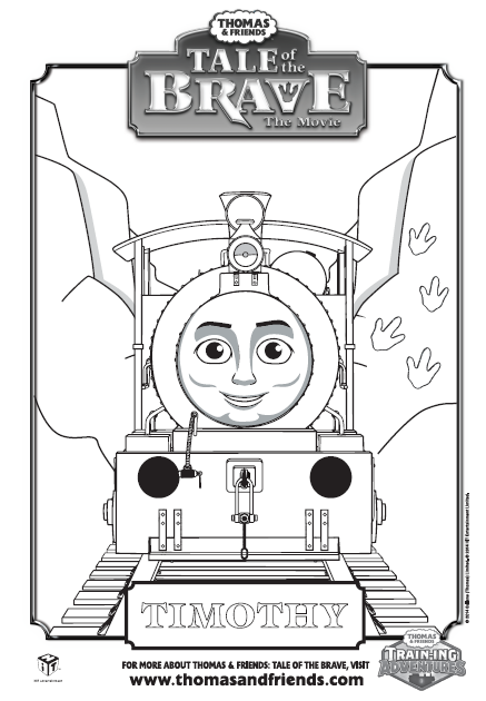 Thomas The Tank Engine And Friends Colouring Pages