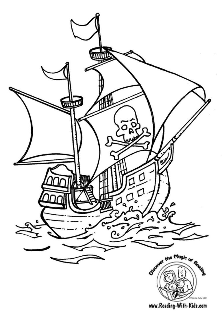 Ship Coloring Pages For Kids