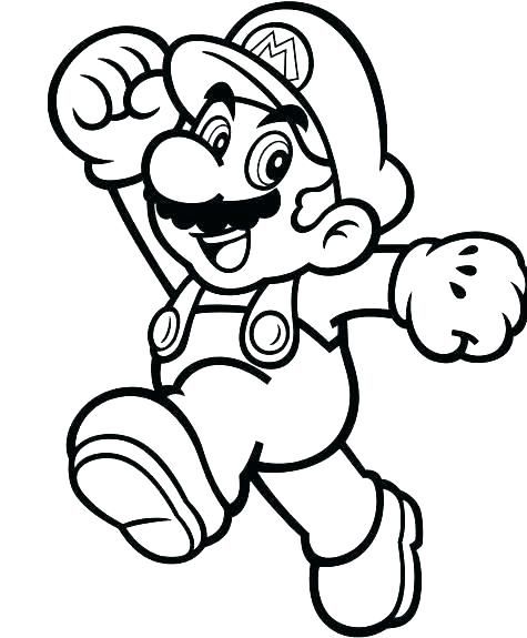 Printable Mario Pictures To Color