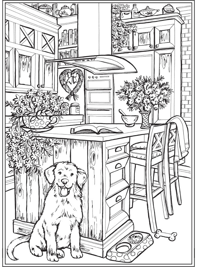 Home Sweet Home Coloring Pages