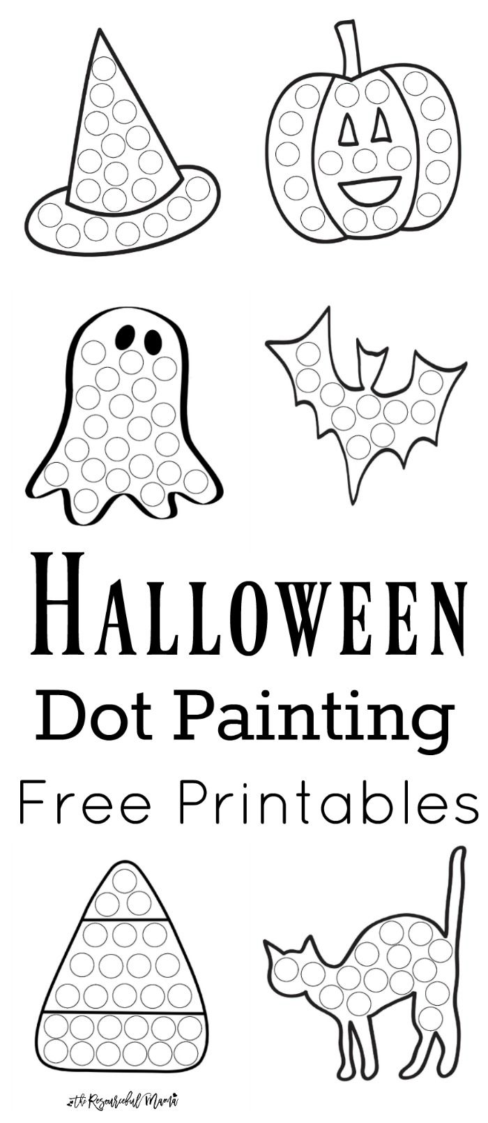 Printable Halloween Pictures To Paint