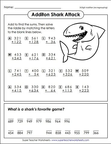 Super Teacher Worksheets Math Coloring