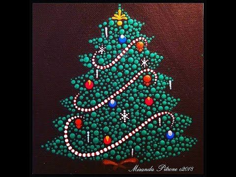 Christmas Tree Mandala Art