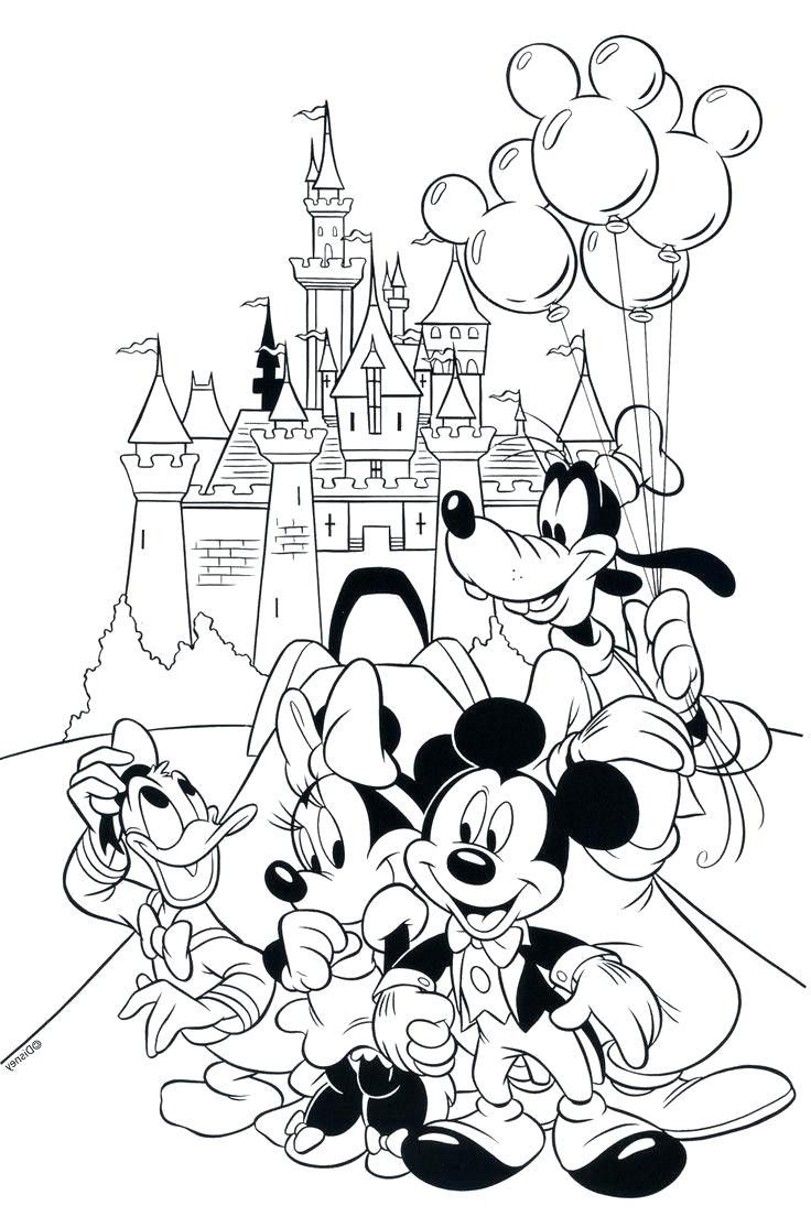 Disneyland Coloring Pages For Kids