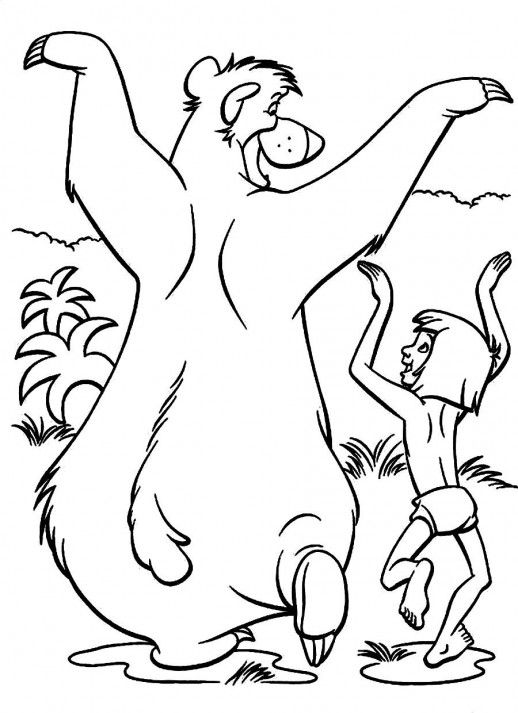 Mowgli Jungle Book Coloring Pages