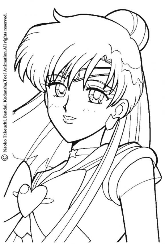 Sailor Pluto Coloring Pages