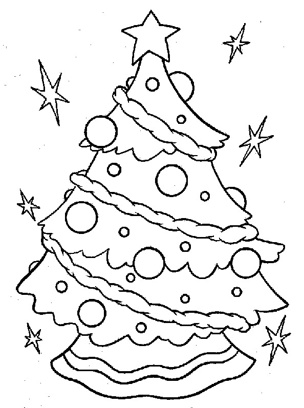 Christmas Tree Coloring Pictures