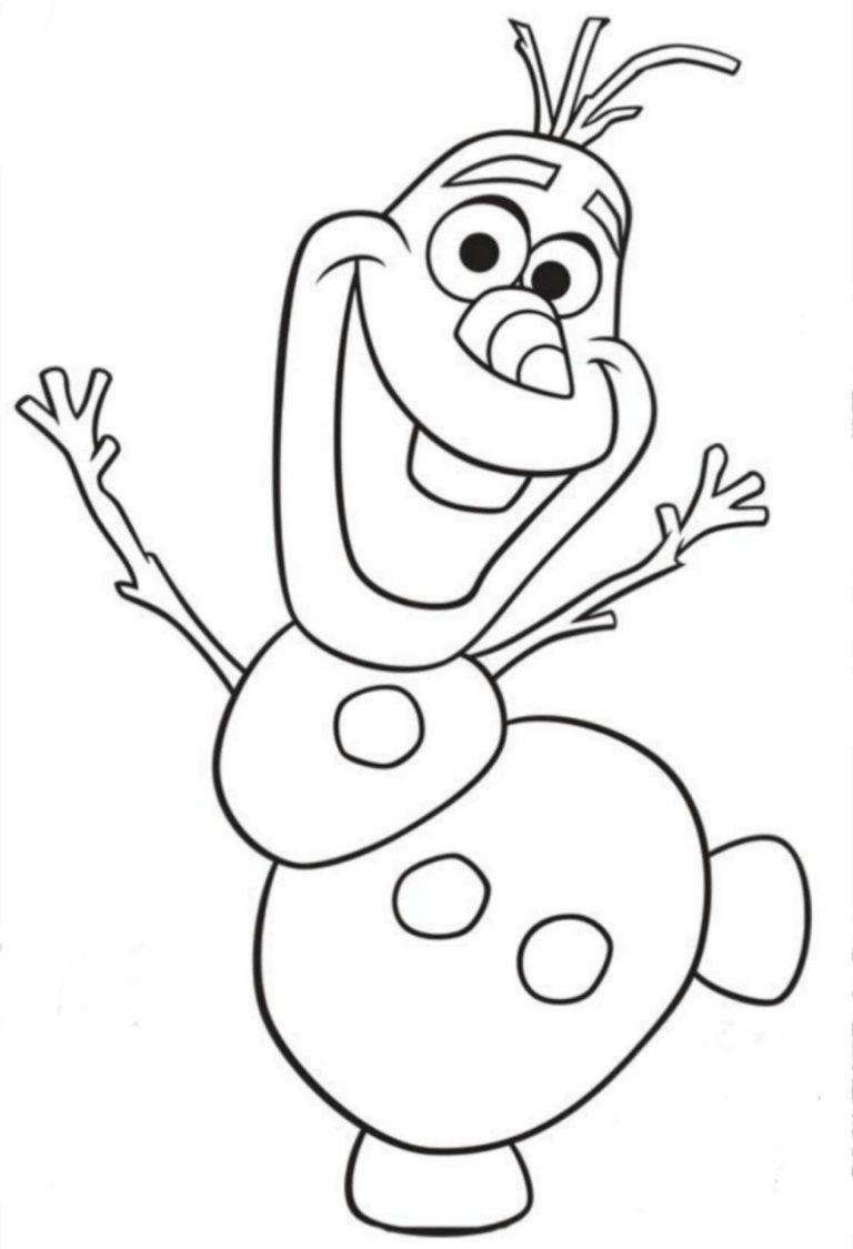 Frozen Olaf Disney Coloring Pages
