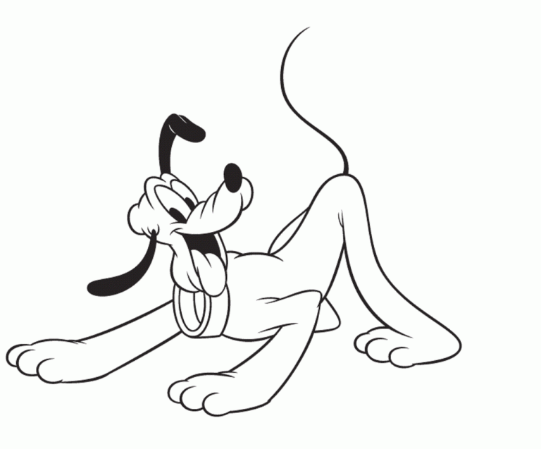 Pluto Coloring Pages Free Printable