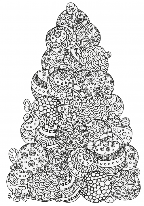 Detailed Christmas Colouring Sheets