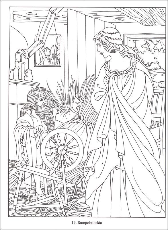 Printable Fairy Tale Coloring Pages