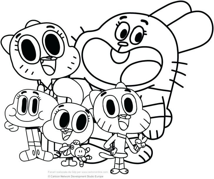 Cartoon Network Coloring Pages For Kids