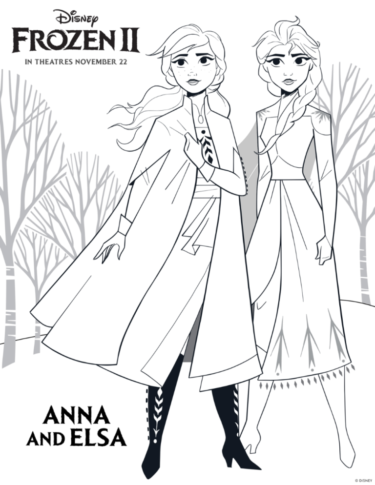 Coloring Sheet Frozen Coloring Pages Printable