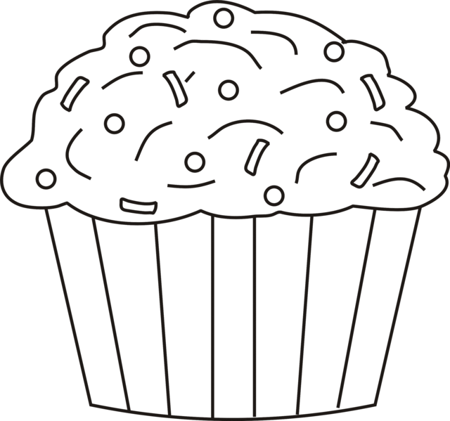 Cupcake Coloring Pictures