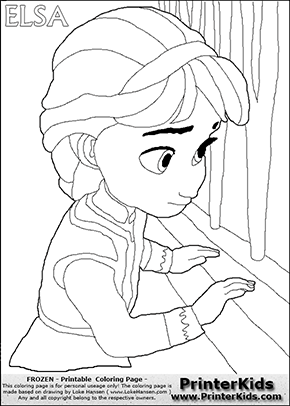 Frozen Coloring Pages For Kids Pdf