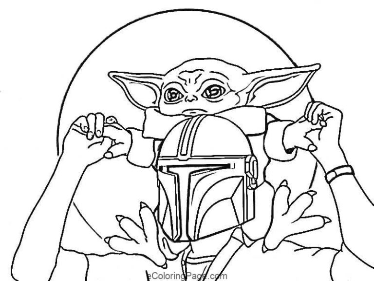 Yoda Coloring Pages Baby Yoda Printable