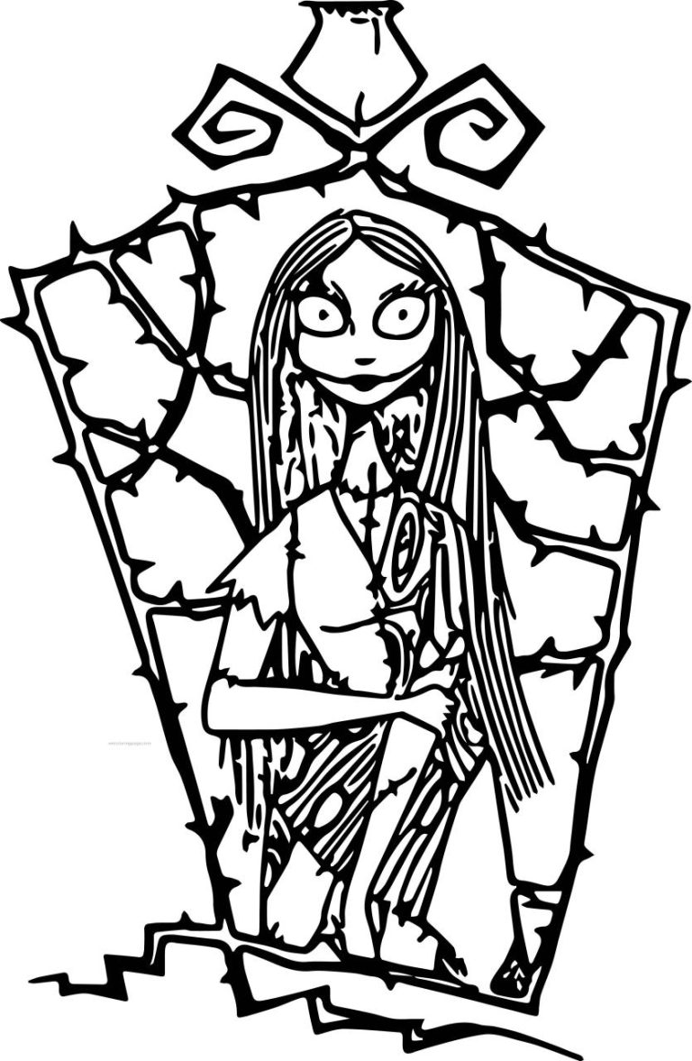 Easy Sally Drawings Easy Nightmare Before Christmas Coloring Pages