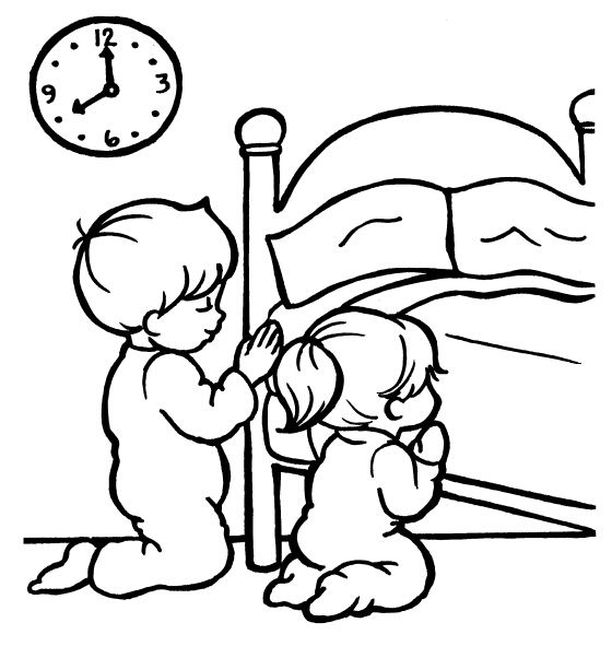 Prayer Coloring Pages For Kids