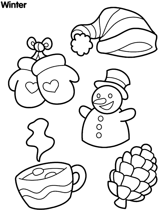Free Coloring Pages Winter