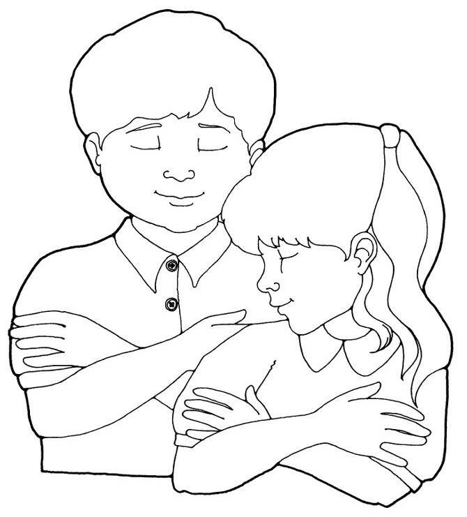 Prayer Coloring Pages Lds