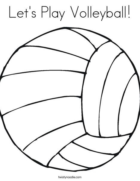 Mandala Volleyball Coloring Pages