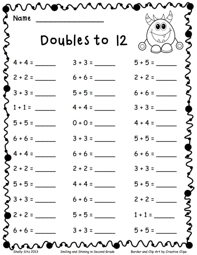 Printable Pdf Maths Worksheet For Class 2