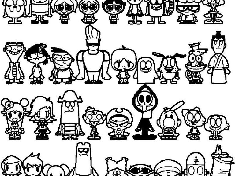 Cartoon Network Coloring Pages Printable