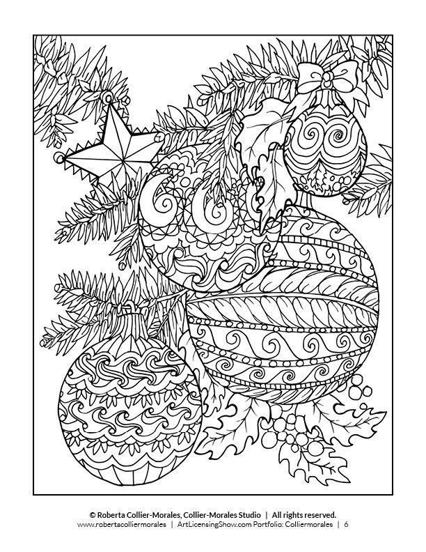 Difficult Coloring Pages Winter