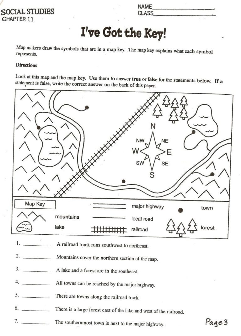 Printable Social Studies Worksheets For Grade 3
