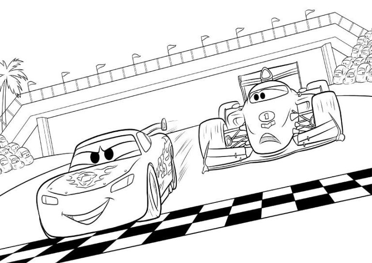 Lightning Mcqueen Coloring Pictures