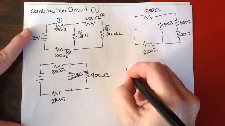 Combination Circuits Worksheet With Answers Pdf