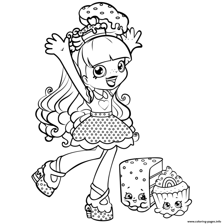 Printable Shoppies Coloring Pages