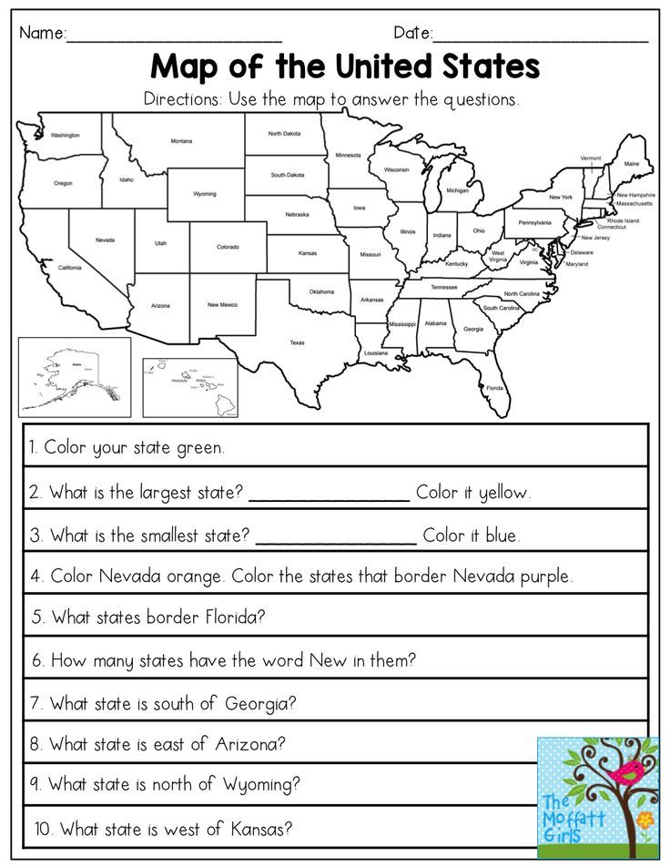 3rd Grade Year 3 Geography Worksheets