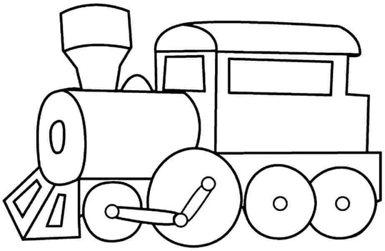 Printable Train Pictures To Color