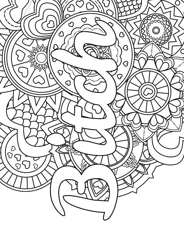 Profanity Curse Word Coloring Pages
