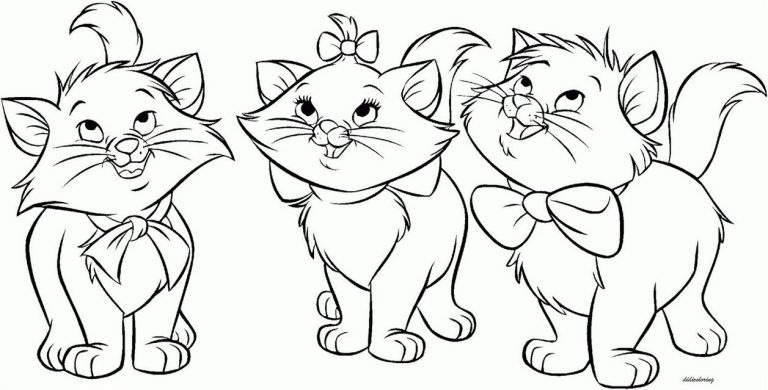 Aristocats Coloring Pages Free
